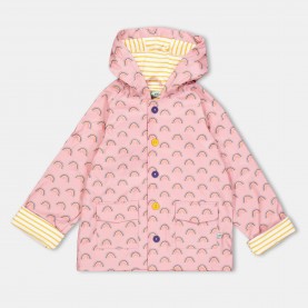 Lilly and Sid Kids Rainbow Water-Resistant Rain Anorak - Pale Pink детски,якета,и,палта,lilly,and,sid,kids,rainbow,water,resistant,rain,anorak,pale,pink