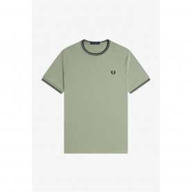 тениска,облекла,на,разпродажба,мъжки,тениски,fred,perry,twin,tipped,t,shirt,seagrass,s23