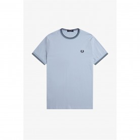 тениска,мъжки,тениски,fred,perry,twin,tipped,t,shirt,lt,smoke,y58