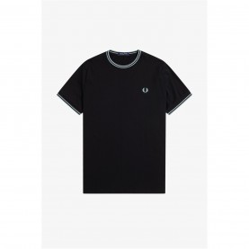 тениска,облекла,на,разпродажба,мъжки,тениски,fred,perry,twin,tipped,t,shirt,black,q46