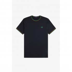 Тениска Fred Perry Twin Tipped T-Shirt - D Caramel 86B тениска,мъжки,тениски,fred,perry,twin,tipped,t,shirt,d,caramel,86b