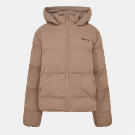 яке,промоция,на,зимни,облекла,дамски,жилетки,everlast,hooded,puffer,jacket,fawn