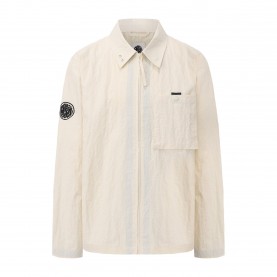 Pretty Green Heaton Overshirt Mens - Ecru pretty,green,heaton,overshirt,mens,ecru
