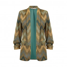 сако,дамски,якета,и,палта,yumi,yumi,jacquard,blazer,ld99,green