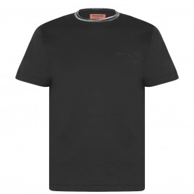 Тениска Missoni Embroidered Logo T Shirt - Black S90NM тениска,мъжки,тениски,missoni,embroidered,logo,t,shirt,black,s90nm