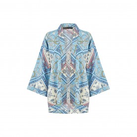 дамски,якета,и,палта,mela,london,mela,london,blue,satin,chain,print,kimono,blue