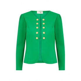 яке,дамски,якета,и,палта,yumi,yumi,green,ponte,jacket,with,military,buttons,green