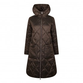 яке,дамски,якета,и,палта,varley,women's,frisco,quilted,knee,length,long,sleeve,down,jacket,coffee,quartz