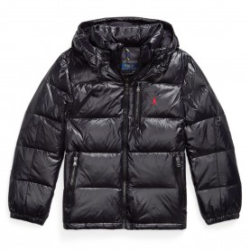 Яке Polo Ralph Lauren Kids Shiny Medium Puffer Jacket - Polo Black яке,polo,ralph,lauren,kids,shiny,medium,puffer,jacket,polo,black