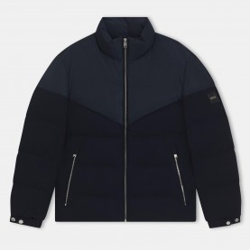 Яке Boss Mens HBB Clanello Long Sleeve Medium Puffer Jacket - Dark Blue 404 яке,мъжки,якета,boss,men,s,hbb,clanello,long,sleeve,medium,puffer,jacket,dark,blue,404
