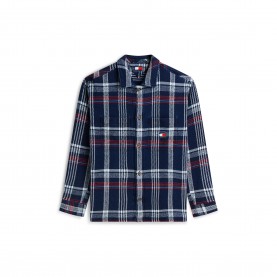 Tommy Jeans Mens Overshirt - Dark Night Navy tommy,jeans,men,s,overshirt,dark,night,navy