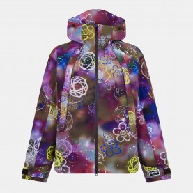 Kenzo Mens x Futura 2000 Water-Repellent Hooded Long Sleeve Windbreaker - Khaki 50 мъжки,якета,kenzo,men,s,x,futura,2000,water,repellent,hooded,long,sleeve,windbreaker,khaki,50
