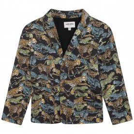 Детско сако Kenzo Kids Boys Blazer - Dark Grey детско,сако,kenzo,kids,boys,blazer,dark,grey