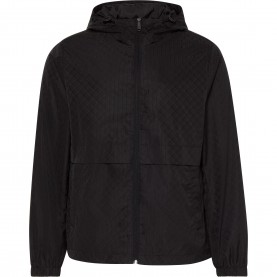 Calvin Klein Jeans Mens CKJ All Over Print Lightweight Windbreaker - Black UB1 calvin,klein,jeans,men,s,ckj,all,over,print,lightweight,windbreaker,black,ub1