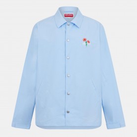 Яке Kenzo Mens Archive Flower Long Sleeve Coach Jacket - Glacier 62A яке,мъжки,якета,kenzo,men,s,archive,flower,long,sleeve,coach,jacket,glacier,62a