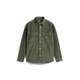 мъжки,якета,tommy,jeans,men's,cord,overshirt,pewter,green