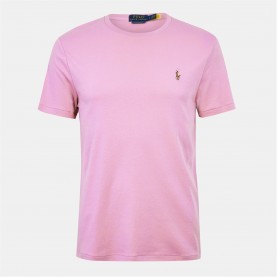 тениска,облекла,на,разпродажба,мъжки,тениски,polo,ralph,lauren,men's,regular,fit,pima,t,shirt,carmel,pink