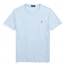 Тениска Polo Ralph Lauren Mens Regular Fit Pima T-Shirt - Office Blue тениска,мъжки,тениски,polo,ralph,lauren,men,s,regular,fit,pima,t,shirt,office,blue