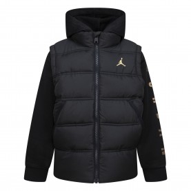 яке,детски,якета,и,палта,air,jordan,kids,lightweight,quilted,puffer,jacket,black,gold
