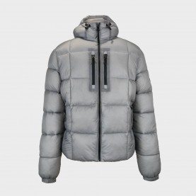 Яке Pretty Green Mens Trafford Weather-Resistant Long Sleeve Short Puffer Jacket - Slate Grey яке,мъжки,якета,pretty,green,men,s,trafford,weather,resistant,long,sleeve,short,puffer,jacket,slate,grey