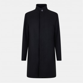 промоция,на,зимни,облекла,мъжки,якета,мъжки,якета,и,палта,размер+,jack,and,jones,men's,wilson,tailored,fit,overcoat,black