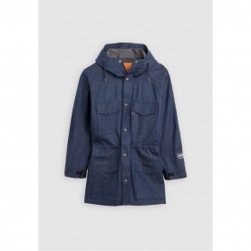 Анорак Levis Men's Levi's x Oasis Hooded Denim Long Sleeve Parka - Chambray анорак,промоция,на,зимни,облекла,мъжки,якета,levis,men's,levi's,x,oasis,hooded,denim,long,sleeve,parka,chambray