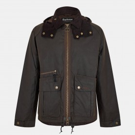 Яке Barbour Mens RE Bardon Spey Re-Engineered Wax Jacket - Olive яке,barbour,men,s,re,bardon,spey,re,engineered,wax,jacket,olive