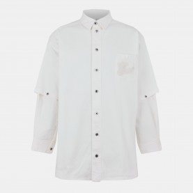 Off White Mens Relaxed Fit Overshirt - Raw White off,white,men,s,relaxed,fit,overshirt,raw,white
