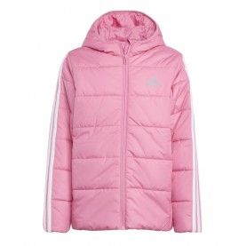 Юношеско яке Adidas Essentials 3S Jacket Juniors - Pink/White юношеско,яке,промоция,на,зимни,облекла,дрехи,за,училище,разпродажба,adidas,ученическо,облекло,детски,якета,и,палта,детски,облекла,adidas,essentials,3s,jack