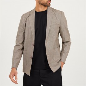 сако,промоция,на,зимни,облекла,мъжки,якета,brave,soul,two,button,blazer,lgrey,check