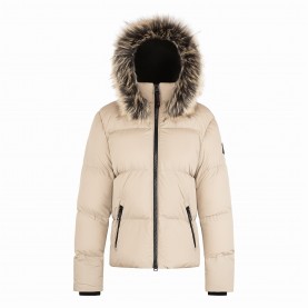 яке,дамски,жилетки,cape,heights,crop,puffer,jacket,beige,brown