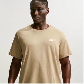 тениска,nike,sportswear,club,men's,t,shirt,parachute,beige