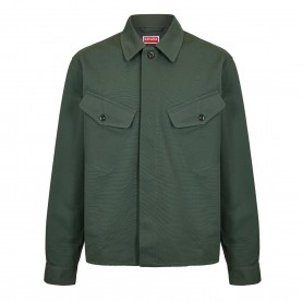 Kenzo Mens Overshirt - Dark Khaki мъжки,якета,kenzo,men,s,overshirt,dark,khaki