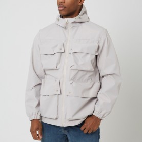 Мъжко яке Brave Soul BS Mens Multi Pocket Jacket with Hood - Stone мъжко,яке,brave,soul,bs,mens,multi,pocket,jacket,with,hood,stone