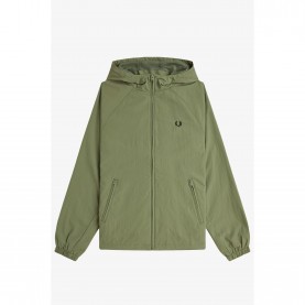 Fred Perry Mens Taslan Hooded Shell Rain Anorak - Olive Mint X88 мъжки,якета,fred,perry,men,s,taslan,hooded,shell,rain,anorak,olive,mint,x88