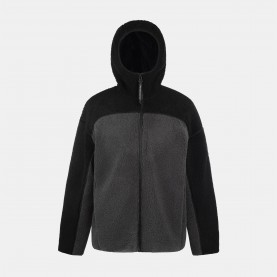 Яке Pretty Boy Ugly World Mens World Full-Zip Sherpa Jacket - Black/Charcoal яке,pretty,boy,ugly,world,men,s,world,full,zip,sherpa,jacket,black,charcoal