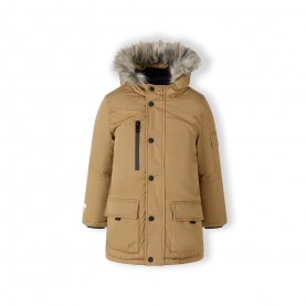 Анорак Minoti Boys long parka with fur hood and chest pocket beige - Camel анорак,детски,якета,и,палта,minoti,boys,long,parka,with,fur,hood,and,chest,pocket,beige,camel