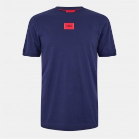 тениска,облекла,на,разпродажба,мъжки,тениски,hugo,mens,regular,fit,diragolino,t,shirt,navy,418
