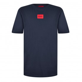 тениска,мъжки,тениски,hugo,diragolino,t,shirt,dark,blue,405