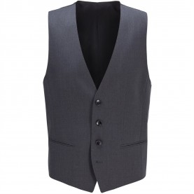 елек,мъжки,костюми,boss,men's,herringbone,twill,slim,fit,italian,wool,waistcoat,dark,grey
