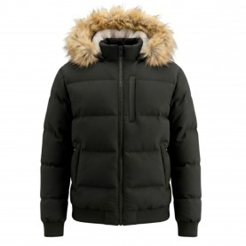 Мъжко яке SoulCal 2Zip Bomber Jacket Mens - Black мъжко,яке,мъжки,якета,soulcal,2zip,bomber,jacket,mens,black