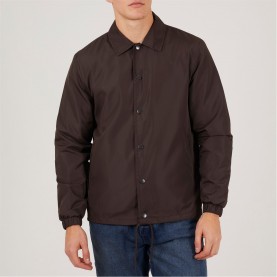Яке Brave Soul Men's Light Weight Coach Jacket - Mocha Brown яке,облекла,на,разпродажба,мъжки,якета,мъжки,якета,и,палта,размер+,brave,soul,men's,light,weight,coach,jacket,mocha,brown