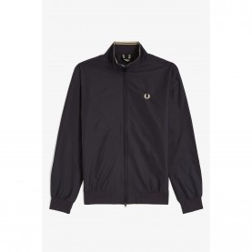 Яке Fred Perry Mens Brentham Cotton Long Sleeve Harrington Jacket - Black 350 яке,мъжки,якета,fred,perry,mens,brentham,cotton,long,sleeve,harrington,jacket,black,350