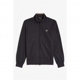 Яке Fred Perry Mens Brentham Cotton Long Sleeve Harrington Jacket - Black 350 яке,мъжки,якета,fred,perry,mens,brentham,cotton,long,sleeve,harrington,jacket,black,350