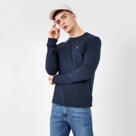 тениска,мъжки,тениски,jack,wills,sandleford,long,sleeve,t,shirt,navy