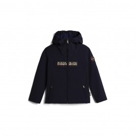 Napapijri Kids' Rainforest Water Resistant Long Sleeve Rain Anorak - Blue Marine 176 детски,3/4,панталони,napapijri,kids',rainforest,water,resistant,long,sleeve,rain,anorak,blue,marine,176