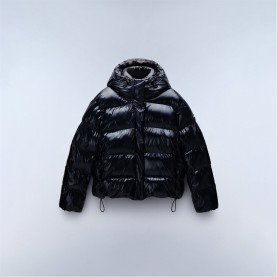яке,дамски,якета,и,палта,napapijri,women's,glane,mirror,zip,adjustable,hood,short,puffer,jacket,black