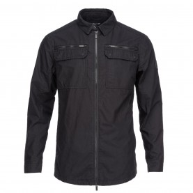 ученически,якета,firetrap,zip,shacket,overshirt,mens,black