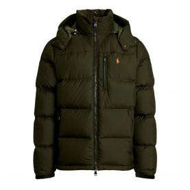 Яке Polo Ralph Lauren Mens El Cap Water Resistant Duck Down Detachable Hood Short Puffer Jacket - Company Olive яке,мъжки,якета,polo,ralph,lauren,men,s,el,cap,water,resistant,duck,down,detachable,hood,short,puffer,jacket,company,olive