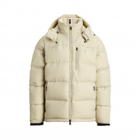 Яке Polo Ralph Lauren Mens El Cap Water Resistant Duck Down Detachable Hood Short Puffer Jacket - New Stone яке,мъжки,якета,polo,ralph,lauren,men,s,el,cap,water,resistant,duck,down,detachable,hood,short,puffer,jacket,new,stone